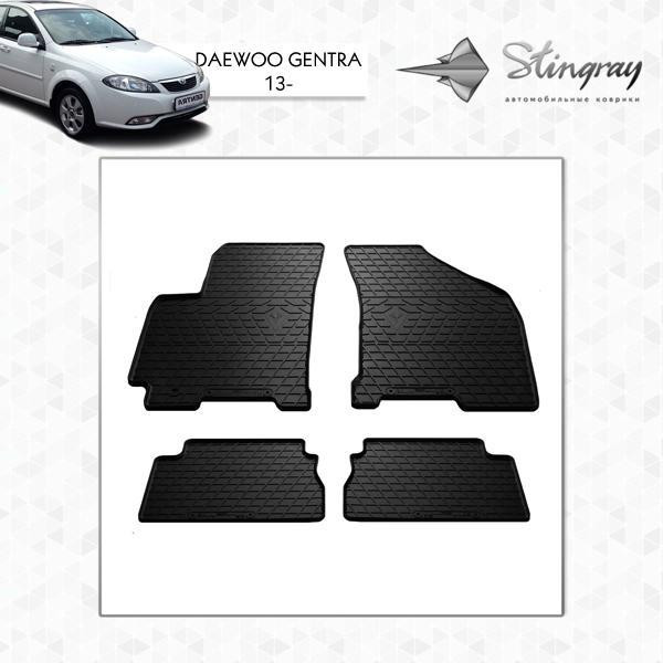Купити Автоковрики Stingray Daewoo Daewoo Gentra 2013-2019 4 шт Чорние (1002064)