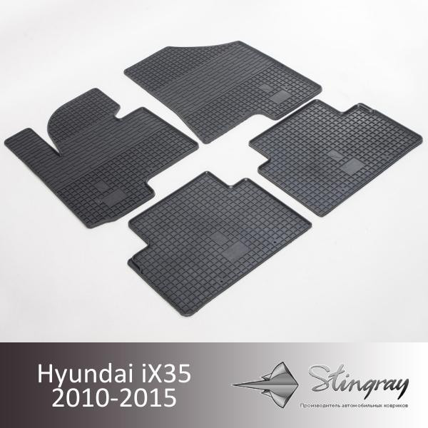 Купити Автоковрики Stingray Hyundai Hyundai ix35 2010- 4 шт Чорние (1009064)