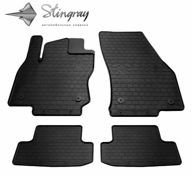 Купити Автоковрики Stingray Seat Seat Ateca 2016- 4 шт Чорние (1048014)