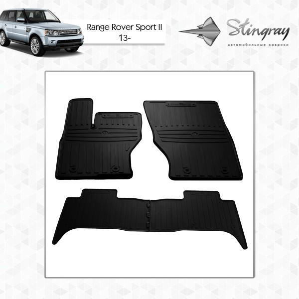 Купить Автоковрики Stingray Land Rover Land Rover Range Rover Sport II 4 шт Чорние (1047074)