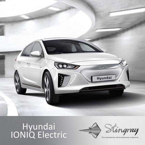 Купити Автоковрики Stingray Hyundai Hyundai Ioniq (2016-2019) 4 шт Чорние (1009254)