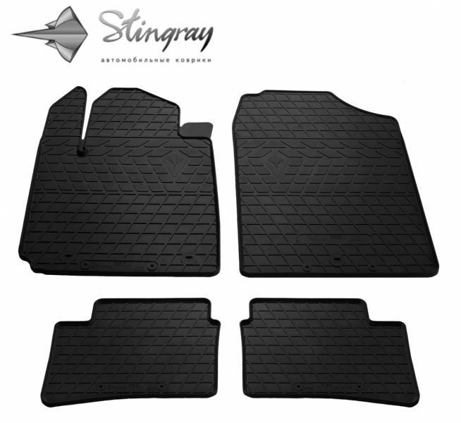 Купити Автоковрики Stingray Kia Kia Picanto III 2016- 4 шт Чорние (1010134)