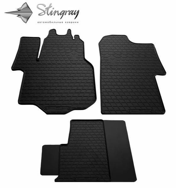 Купити Автоковрики Stingray Volkswagen VW Crafter 2016- 3 шт Чорние (1024363)
