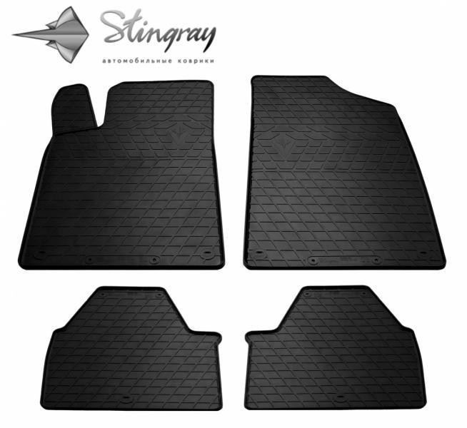 Купити Автоковрики Stingray Peugeot Peugeot 607 1999- 4 шт Чорние (1016254)