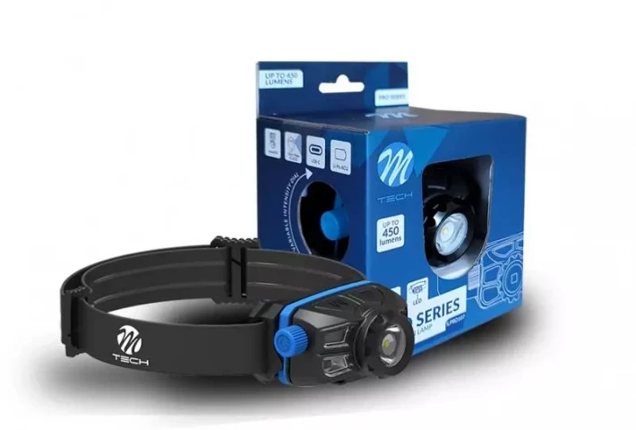 Купить Фонарь налобный M-TECH PRO 5W 6500K USB-C