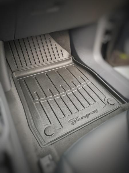 Купить Автоковрики Stingray Volkswagen Volkswagen ID.4 2 шт Чорние (5024232)
