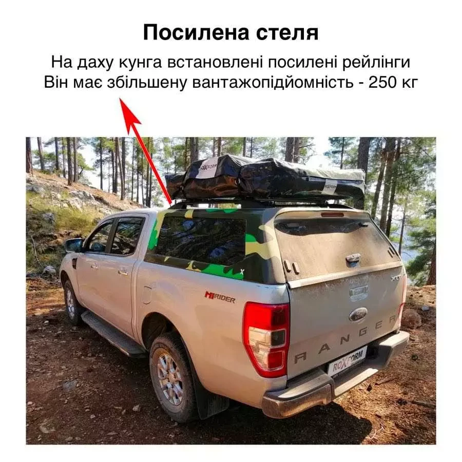 Купити Посилений кунг для Nissan Navara 2015-2025 Camper Canopy
