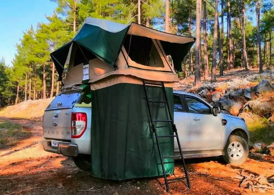 Buy Automobile camping tent on 2+1 person 125x220 cm 4 seasons