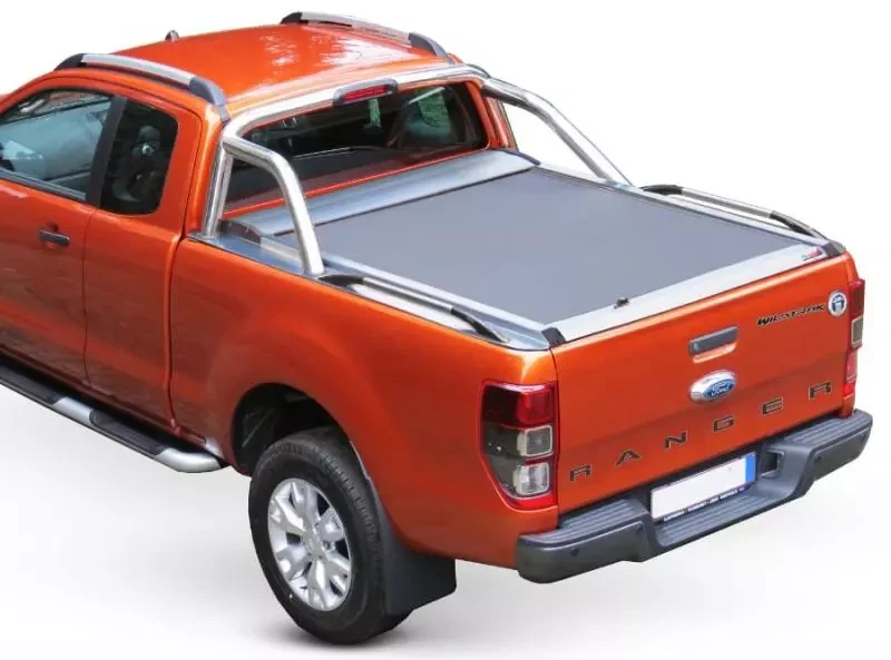 Buy Roll for Ford Ranger 2012+ (T6, T7, T8) (Roll Bar/Super Cab) Silver