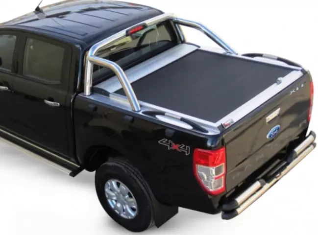 Купити Ролет для Ford Ranger 2012+ (double cab, OEM roll bar) срібний