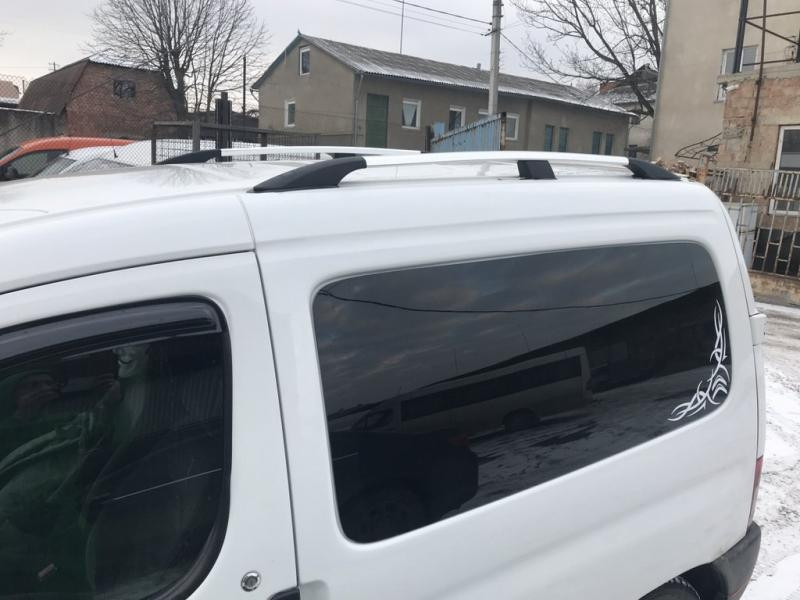 Купити Рейлінги ХРОМ Чавунні ніжки, під клей для Peugeot Partner 1996-2008 рр