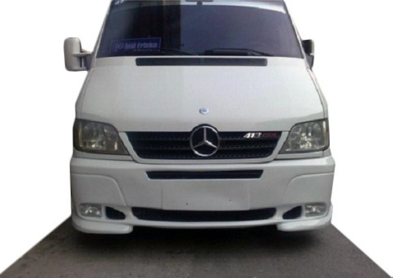 Купить Накладка на бампер 2 фары для Mercedes Sprinter W901/902/903/904/905 1995-2006 гг