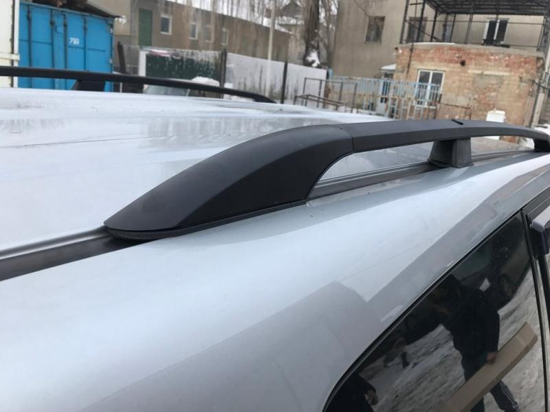 Купити Рейлінги Чорні турецькі Металеві ніжки для Toyota Land Cruiser Prado 120