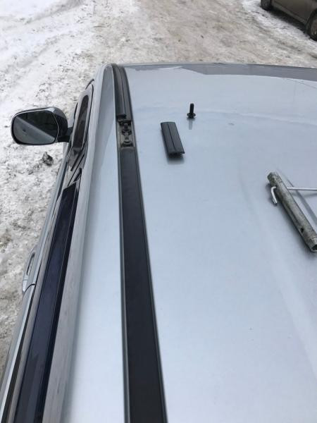 Купити Рейлінги Чорні турецькі Металеві ніжки для Toyota Land Cruiser Prado 120