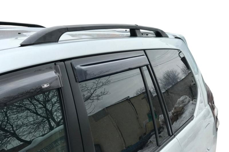 Купити Рейлінги Чорні турецькі Металеві ніжки для Toyota Land Cruiser Prado 120