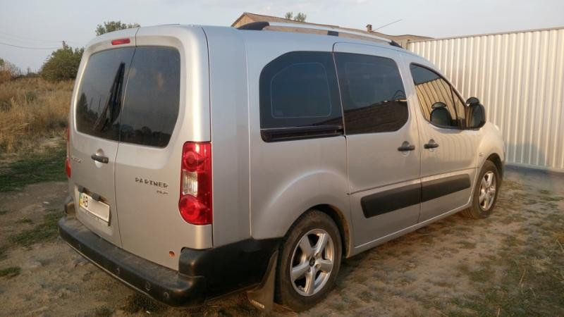 Купити Рейлінги ХРОМ Пластикові ніжки для Peugeot Partner Tepee 2008-2018 рр