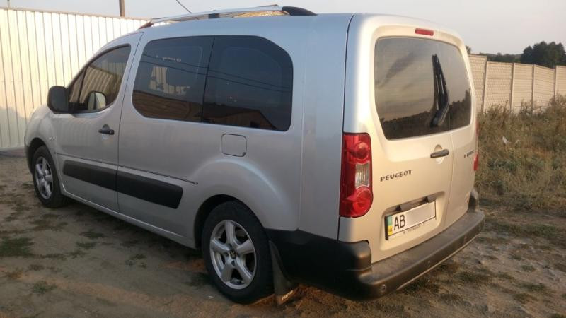 Купити Рейлінги ХРОМ Пластикові ніжки для Peugeot Partner Tepee 2008-2018 рр