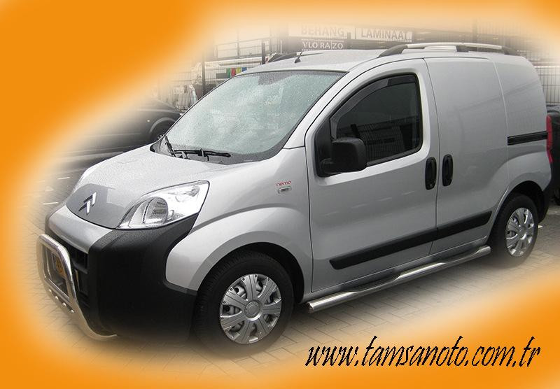 Купити Бічні труби (2 шт., нерж) для Peugeot Bipper