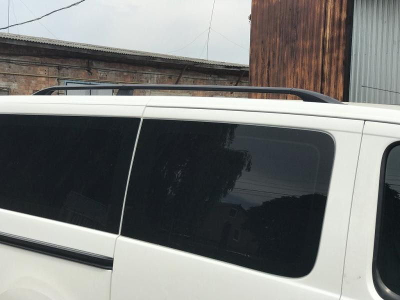 Купити Рейлінги Чорні Коротка, чавунні ніжки для Peugeot Expert 2007-2016 рр