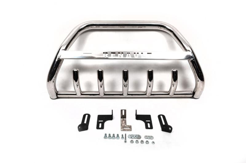 Купить Кенгурятник WT003-4 (нерж.) Без надписи для Renault Trafic 2001-2015 гг