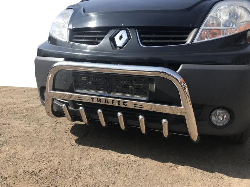 Купить Кенгурятник WT003-4 (нерж.) Без надписи для Renault Trafic 2001-2015 гг