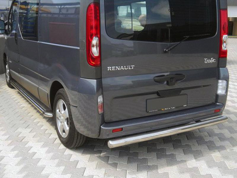 Купити Задній захист AK002 (нерж) для Renault Trafic 2001-2015 рр