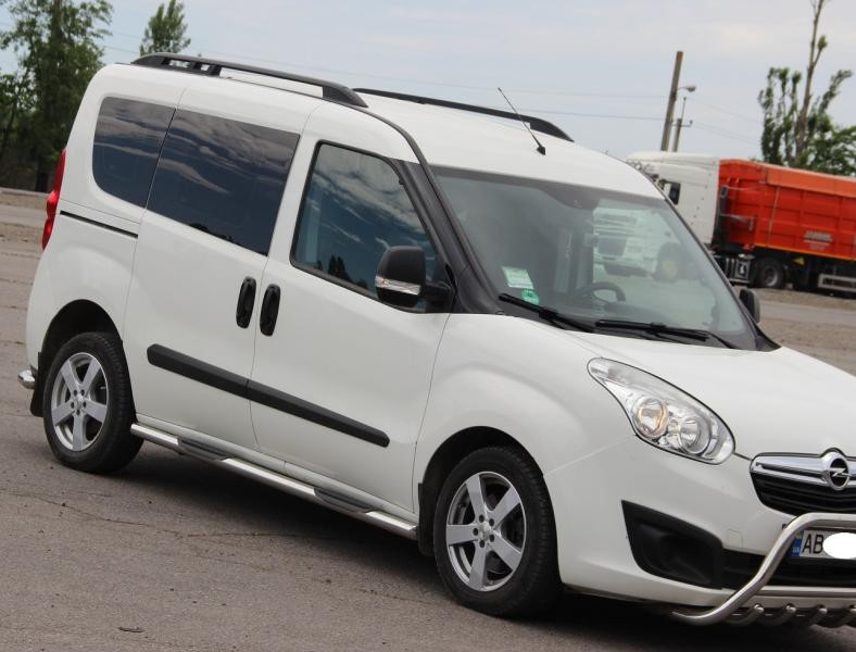 Купить Боковые трубы (2 шт, нерж) 60 мм, короткая база для Opel Combo 2012-2018 гг