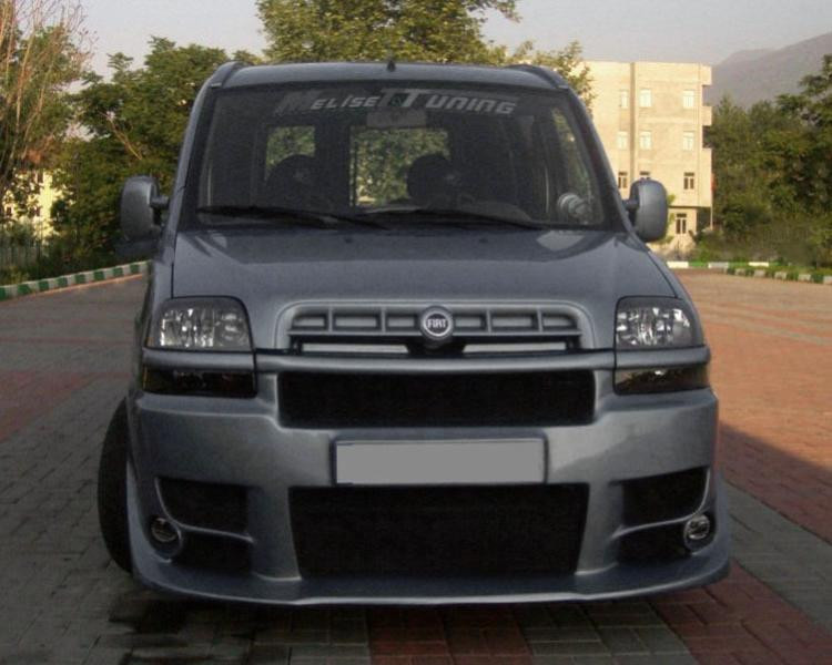 Купить Накладки на бампер Sorento-style (под покраску) для Fiat Doblo I 2001-2005 гг
