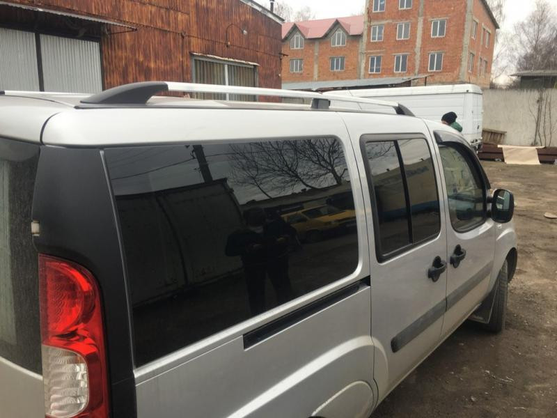 Купити Рейлінги Хром Металеві ніжки для Fiat Doblo I 2001-2005 рр
