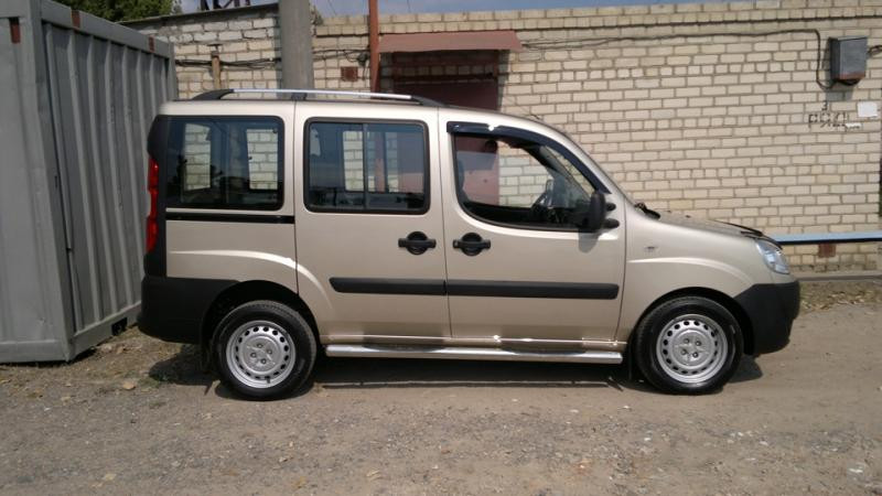 Купити Рейлінги Хром Металеві ніжки для Fiat Doblo I 2001-2005 рр