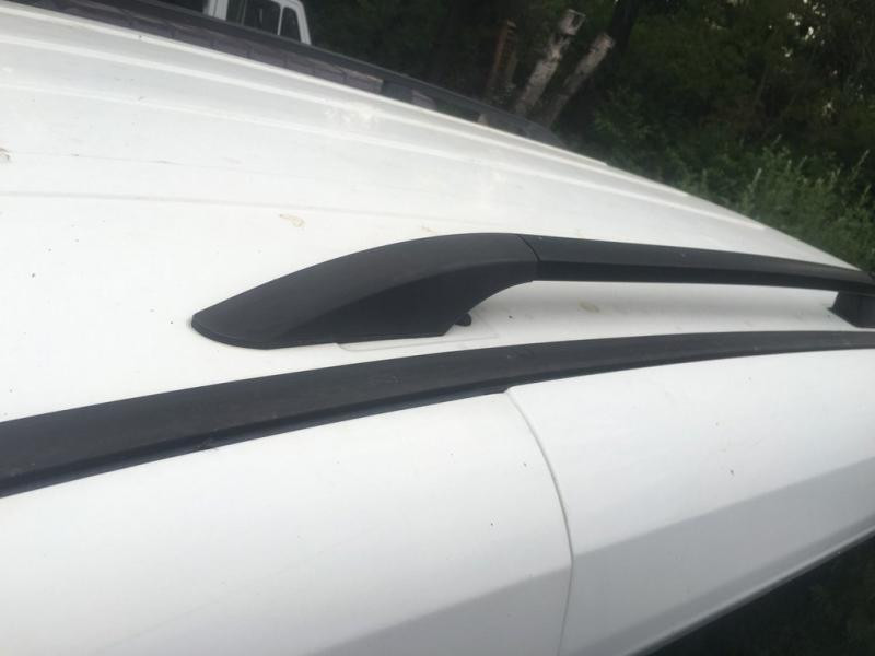 Купити Рейлінги Чорні Коротка, Чавунні ніжки для Opel Combo 2012-2018 рр