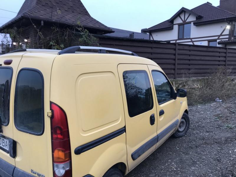 Купить Рейлинги Хром Стандартная база, Чугунные ножки для Renault Kangoo 1998-2008 гг