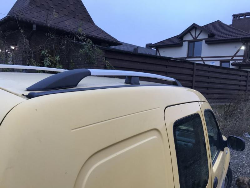 Купить Рейлинги Хром Стандартная база, Чугунные ножки для Renault Kangoo 1998-2008 гг