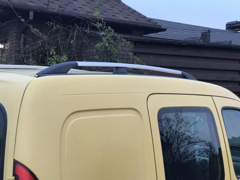 Купить Рейлинги Хром Стандартная база, Чугунные ножки для Renault Kangoo 1998-2008 гг