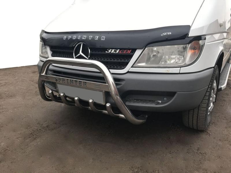 Купить Кенгурятник WT004 (нерж.) для Mercedes Sprinter W901/902/903/904/905 1995-2006 гг
