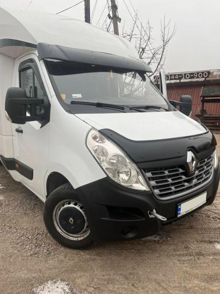 Купить Козырек на лобовое стекло V1(черный глянец, 5мм) для Renault Master 2011-2023 гг