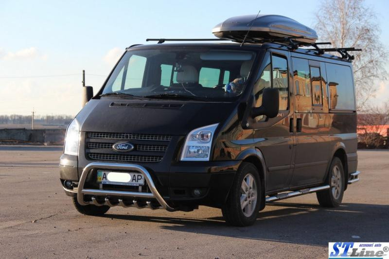 Купити Кенгурятник WT003 (2006-2014, нерж.) для Ford Transit рр