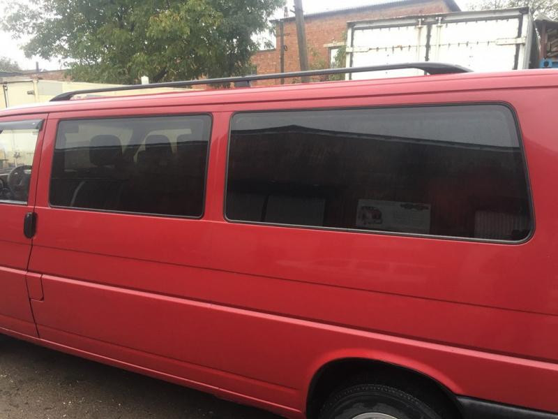 Купити Рейлінги Чорні Довга база, Металеві ніжки для Volkswagen T4 Caravelle/Multivan