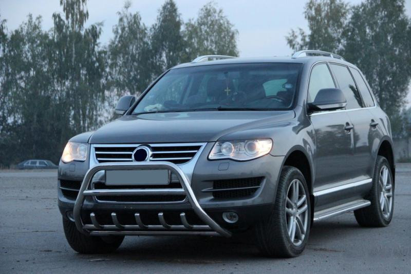 Купити Кенгурятник WT003 Special (нерж) для Volkswagen Touareg 2002-2010 рр
