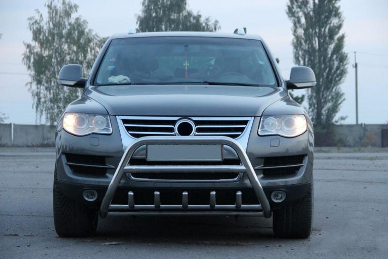 Купити Кенгурятник WT003 Special (нерж) для Volkswagen Touareg 2002-2010 рр
