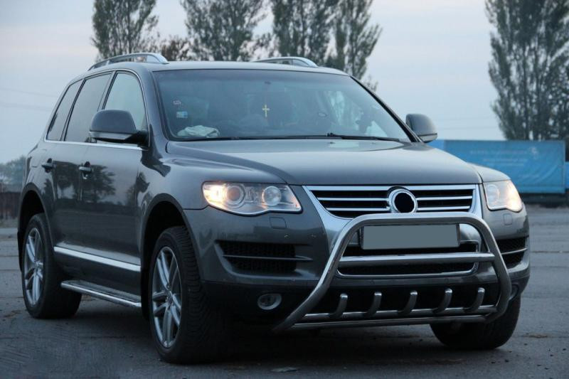 Купити Кенгурятник WT003 Special (нерж) для Volkswagen Touareg 2002-2010 рр