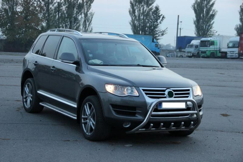 Купити Кенгурятник WT003 Special (нерж) для Volkswagen Touareg 2002-2010 рр