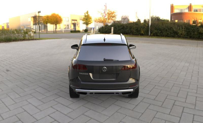 Купить Задняя дуга (нерж) для Volkswagen Touareg 2010-2018 гг