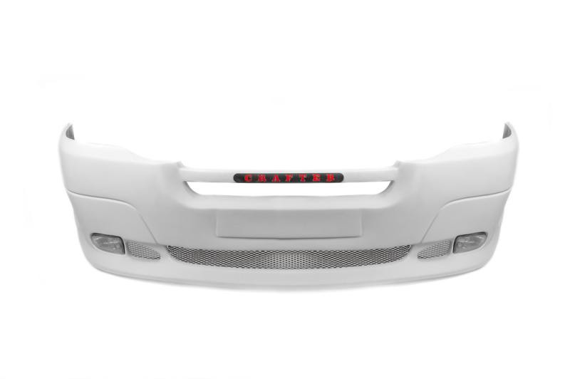 Купить Передний бампер 2 фары (под покраску) для Volkswagen Crafter 2006-2016 гг