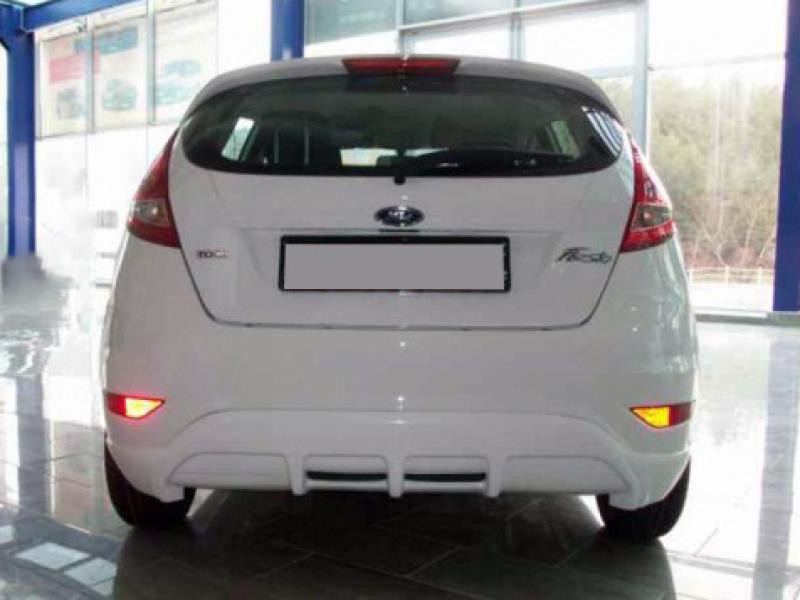 Купити Накладка на задній бампер Meliset (під фарбування) для Ford Fiesta 2008-2017 рр