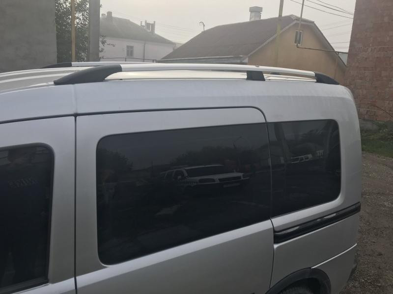 Купити Рейлінги ХРОМ Пластикові ніжки для Opel Combo 2002-2012 рр