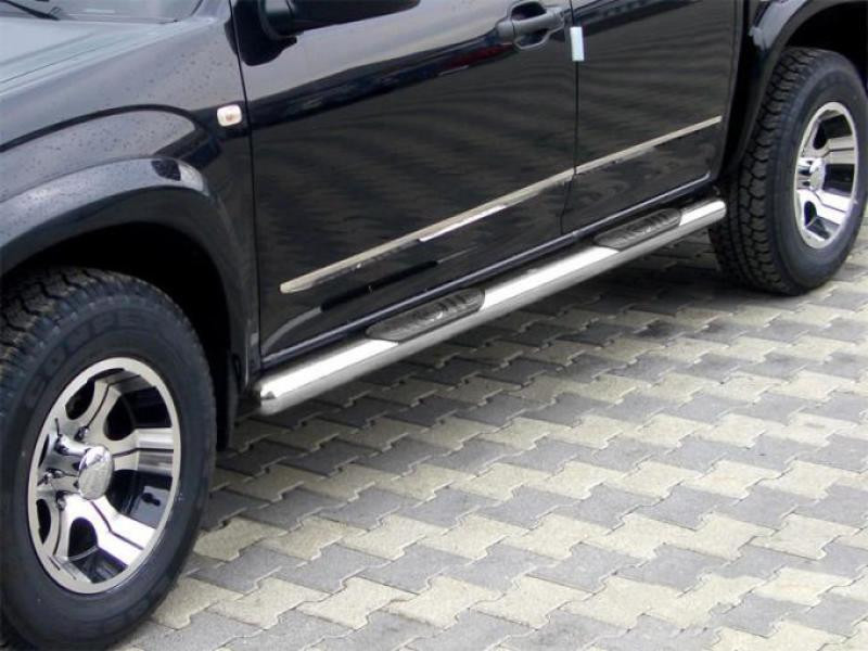 Купити Бічні труби для стандартної бази (2 шт, нерж) для Toyota Rav 4 2006-2013 рр