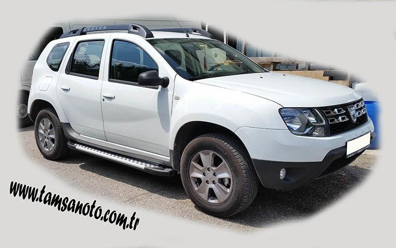 Купить Боковые пороги Allmond Grey (2 шт., алюминий) для Renault Duster 2008-2017 гг