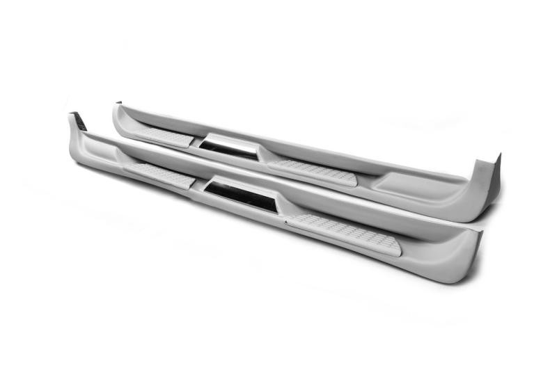 Купити Бокові пороги Sorento тип (під фарбування) для Peugeot Bipper