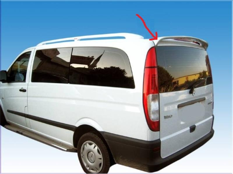 Купить Спойлер Аякли (под покраску) для Mercedes Viano 2004-2014 гг